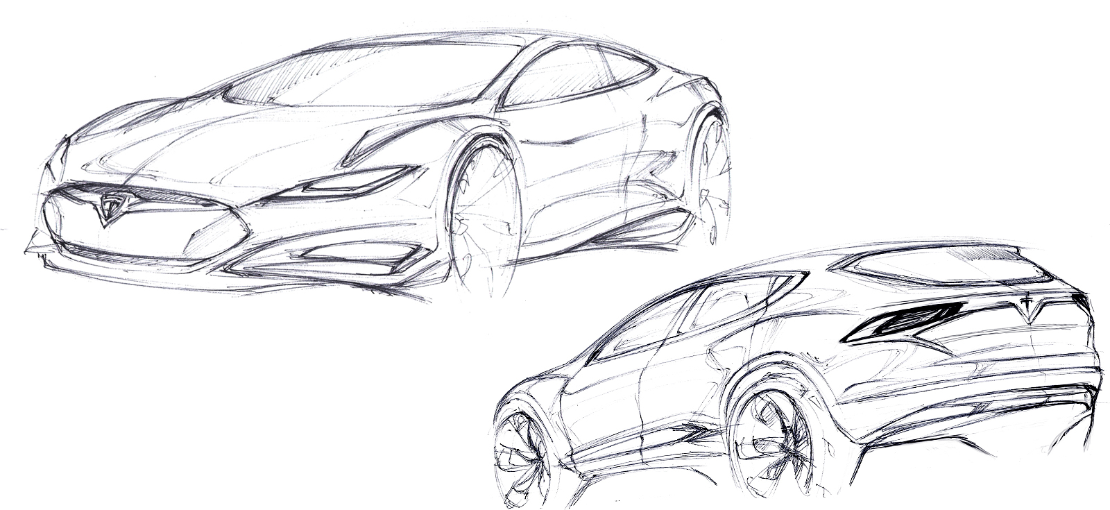 1600x735 Ak Design 2016 - Tesla Sketch