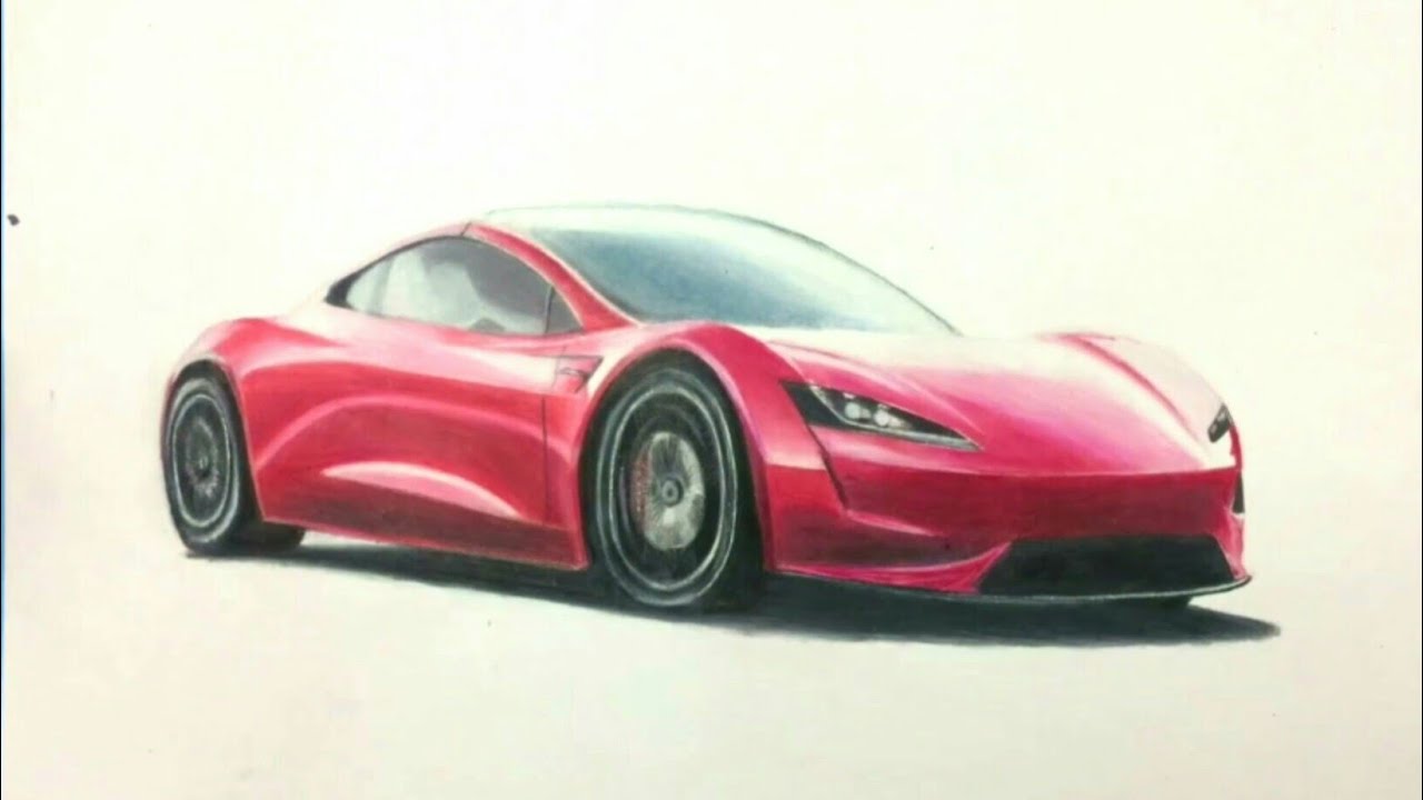 tesla model y drawing