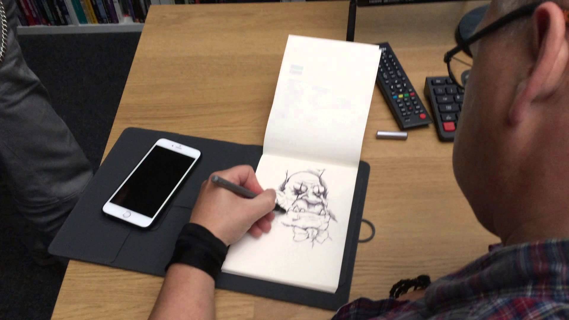 1920x1080 Sketch Test With The Wacom Bamboo Spark - Test Sketch