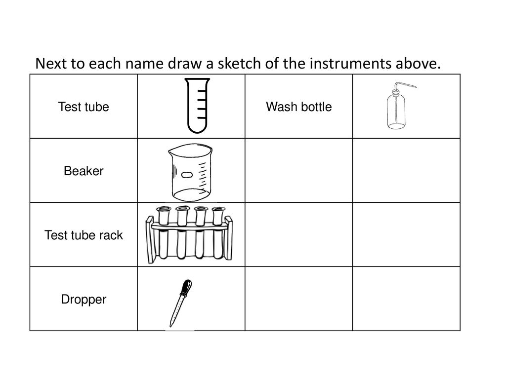 1024x768 Testing Foods For Starch. - Test Tube Holder Sketch