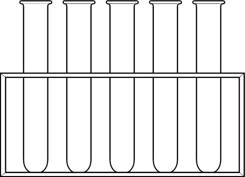 500x361 Test Tube Rack Clipart - Test Tube Rack Sketch