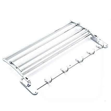 425x425 Bestomz Stainless Steel Towel Rack Bathroom Wall Mount - Test Tube Rack Sketch