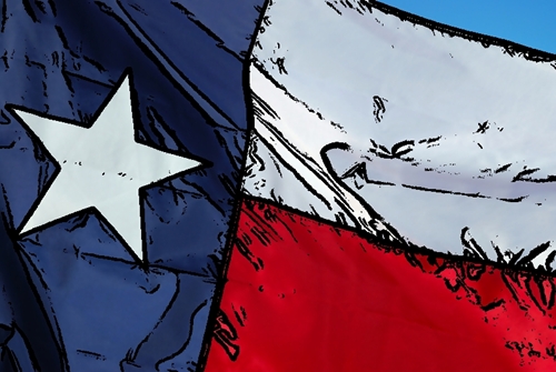 500x335 Texas History Page - Texas Flag Sketch