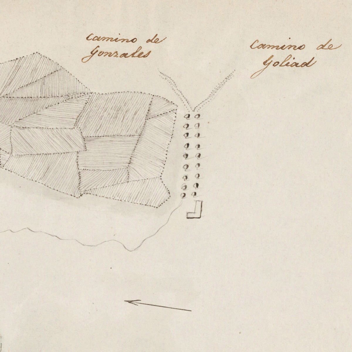 1200x1200 Texas, 1836, Alamo, Berlandier Sketch, Texas Revolution - Texas Sketch