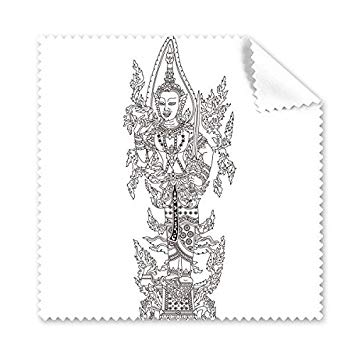 355x355 Kingdom Of Thailand Thai Traditional Customs Black - Thai Buddha Sketch