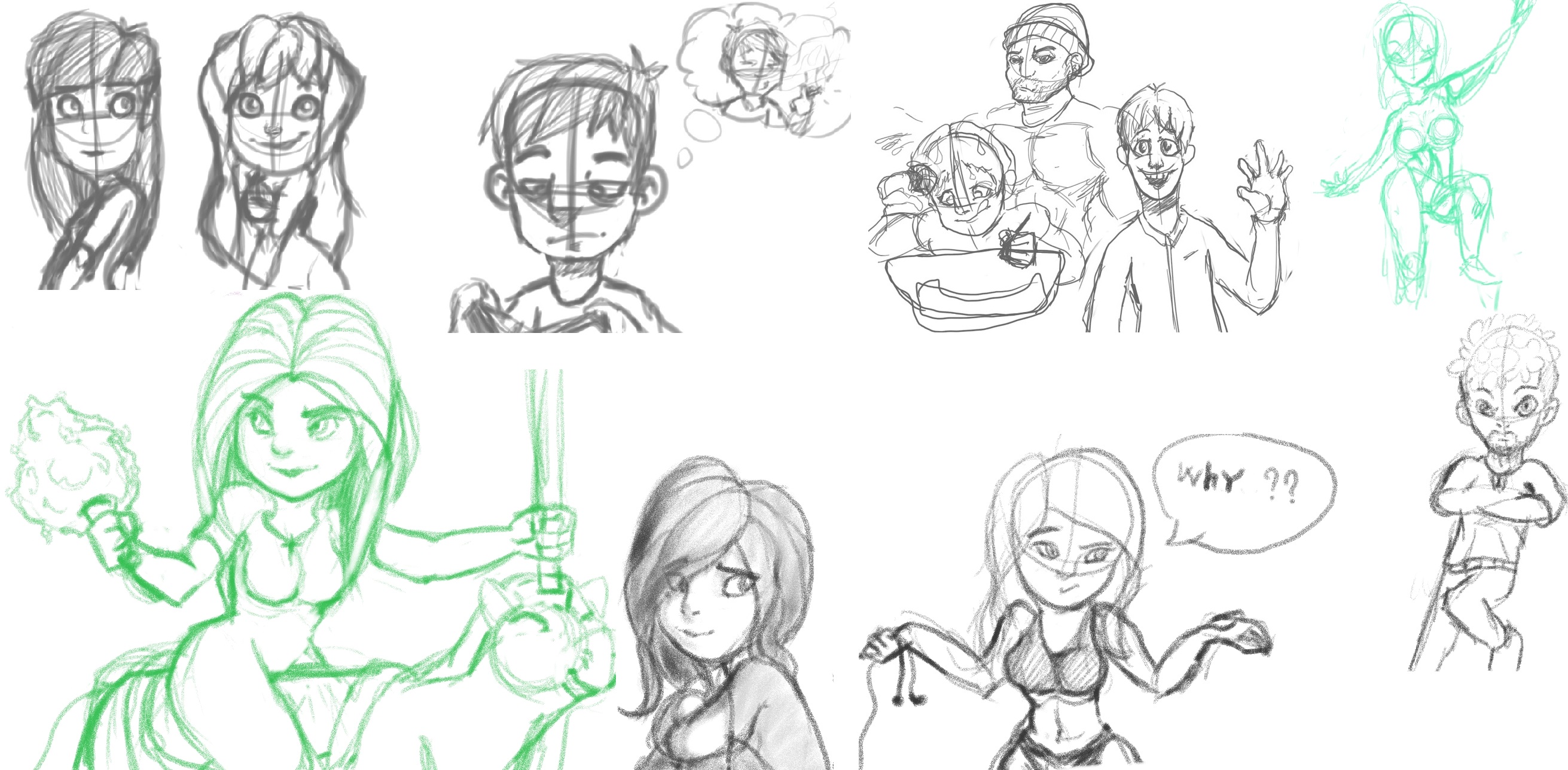 2622x1288 Sketches In Thailand Part 1 By Golden Chicken On Newgrounds - Thailand Sketch