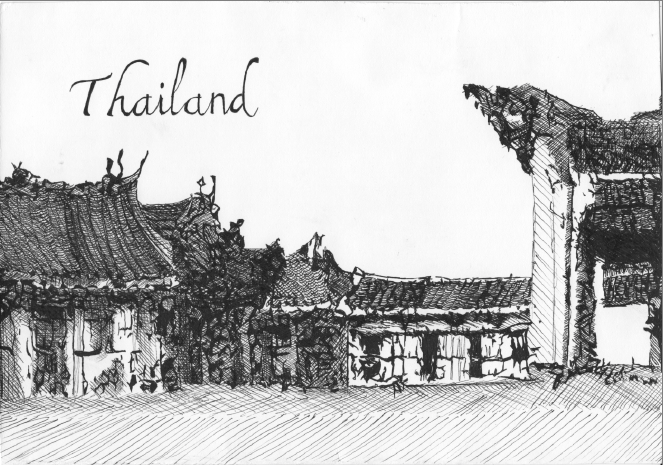 663x465 Thailand Sketch By Jessicayin - Thailand Sketch