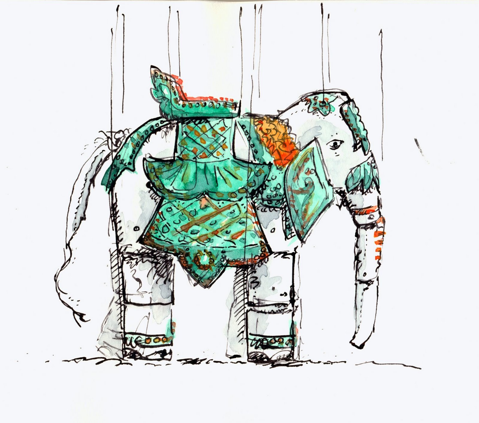 1600x1414 Rene Fijten Sketches Thailand 2006 (2) - Thailand Sketch