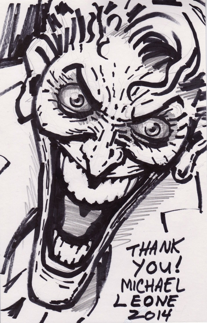 716x1115 Joker Thank You Sketch 12 18 2014 By Myconius - Thank You Sketch