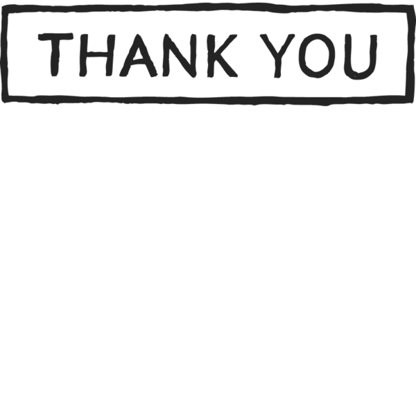 600x600 Thank You Sketch Stamp With Border Stamptopia - Thank You Sketch