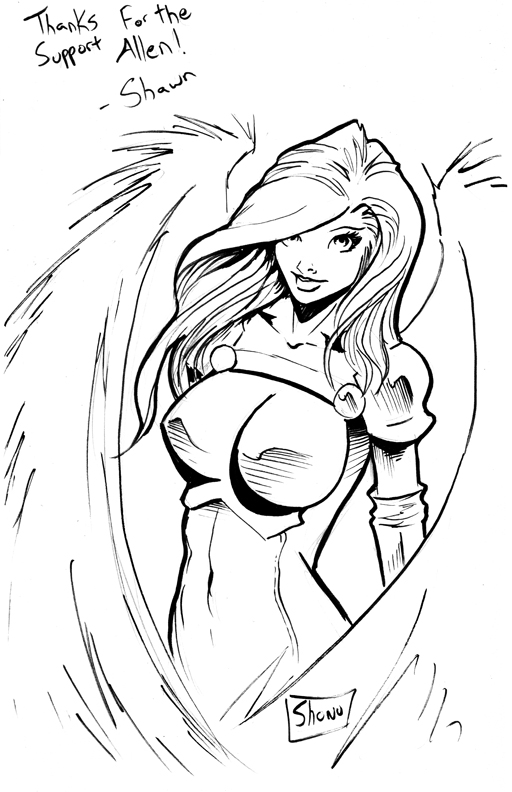 512x792 Thank You Sketch 1 Make Comics Not Excuses - Thank You Sketch