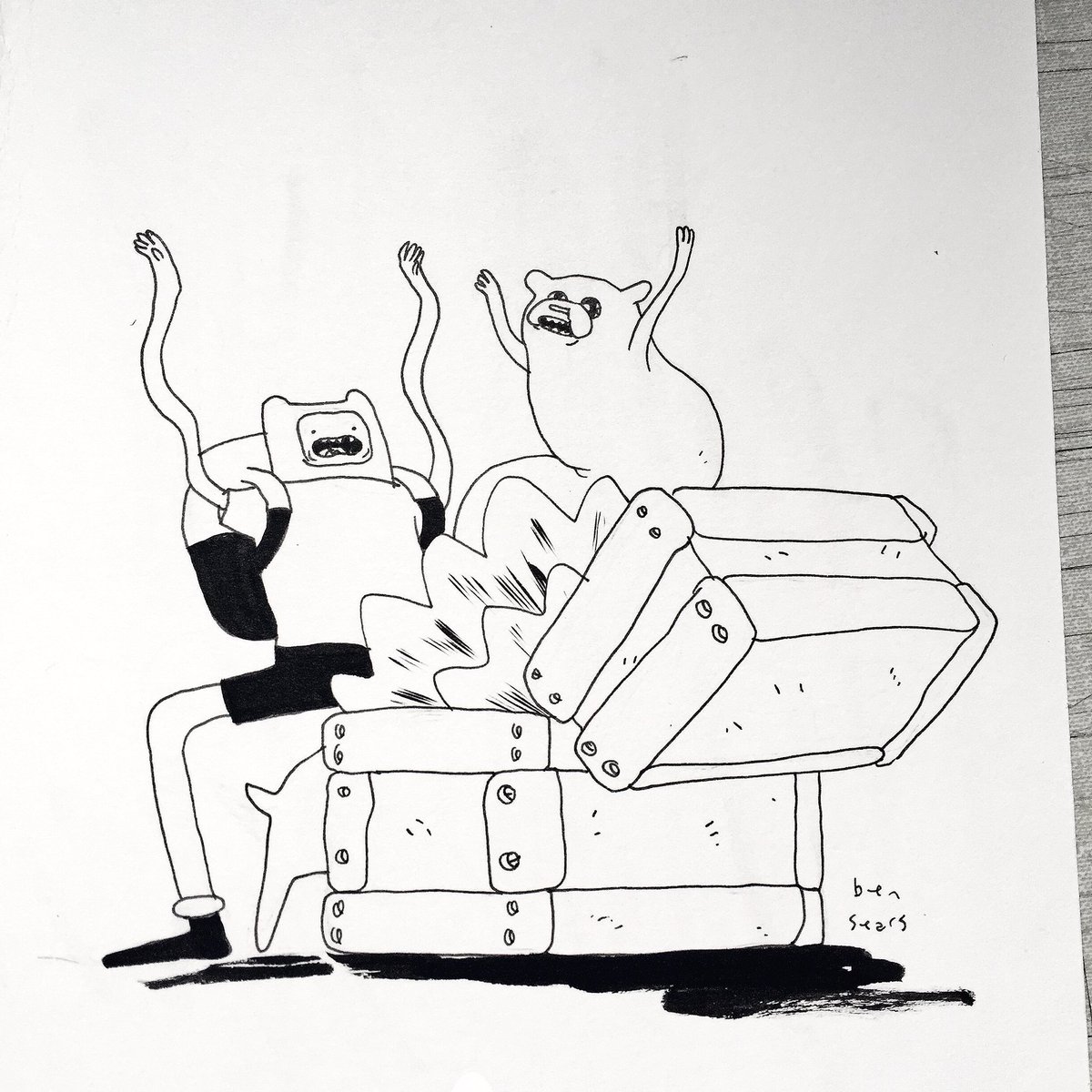1200x1200 Ben Sears On Twitter Last Adventure Time Sketch, Thanks To - Thanks Sketch