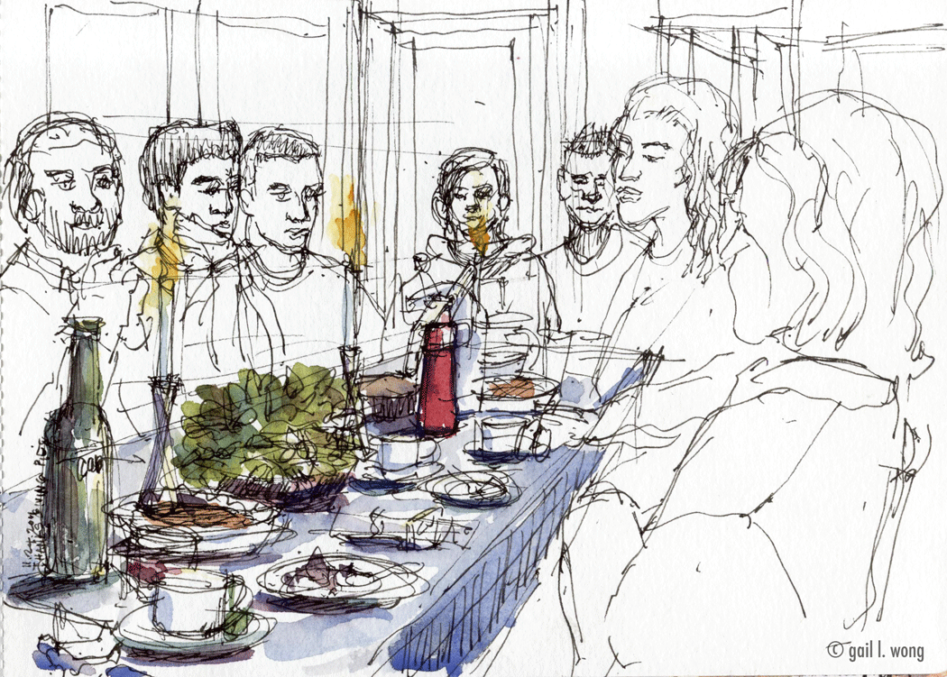 1050x751 Glwsketchworks Sketches From Thanksgiving - Thanksgiving Sketches