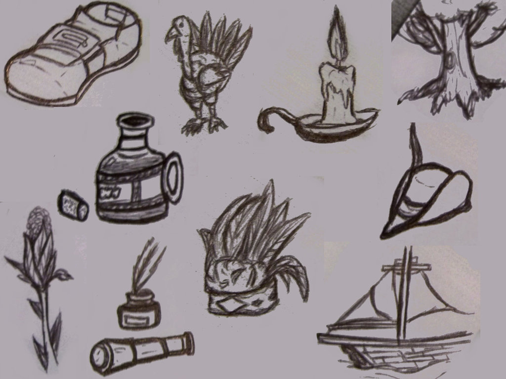 1024x768 Thanksgiving Sketches (From Driving School) By Vinylstep - Thanksgiving Sketches