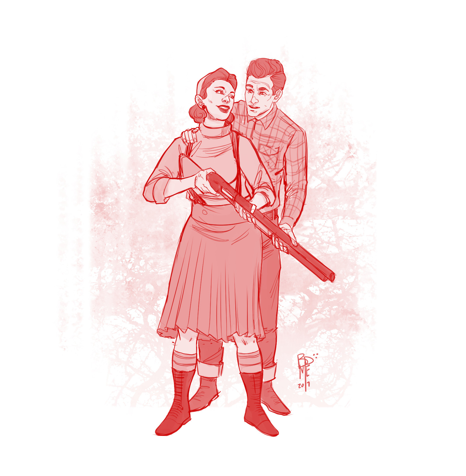 1573x1606 Artstation - Thanksgiving Sketches