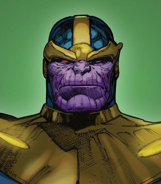 540x614 Thanos (The Mad Titan) Characters Marvel - Thanos Sketch