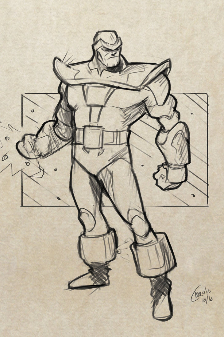 730x1095 Thanos Sketch By Mro16 - Thanos Sketch