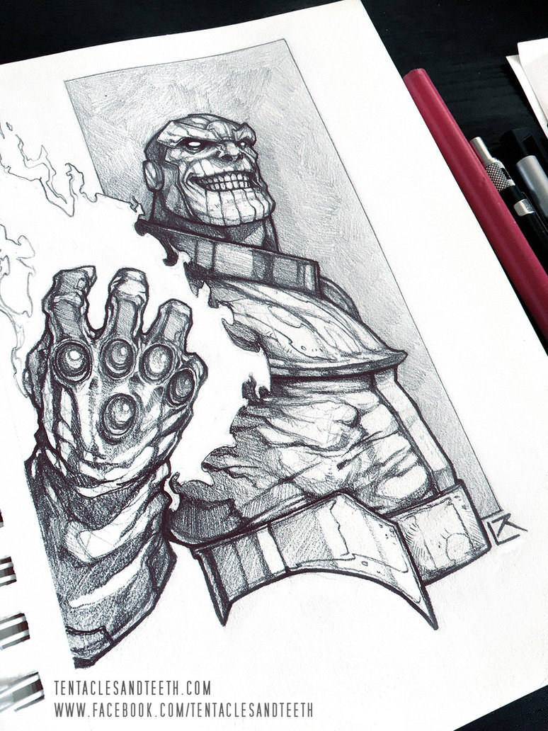 774x1032 Thanos By Tentaclesandteeth - Thanos Sketch