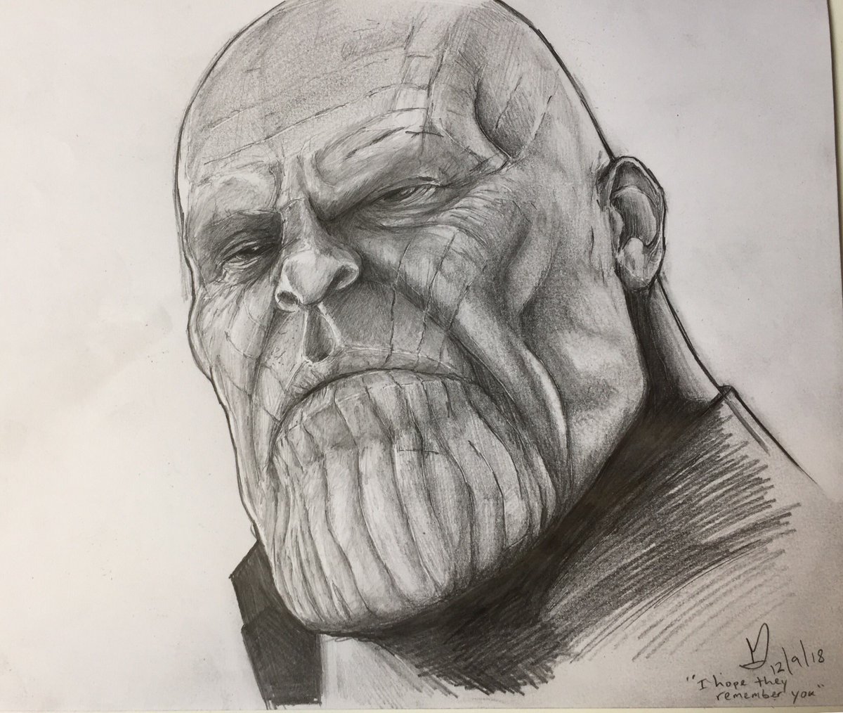 1200x1014 Cartoonbeardy On Twitter Hope They Remember Thanos - Thanos Sketch