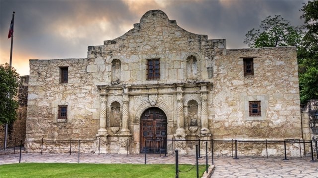 640x359 Gc7b6p3 Remember The Alamo! (Virtual Cache) In Texas, United - The Alamo Sketch