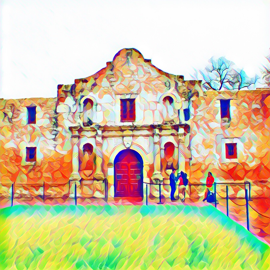 900x900 Remember (To Go To) The Alamo . . . See Simple Love - The Alamo Sketch