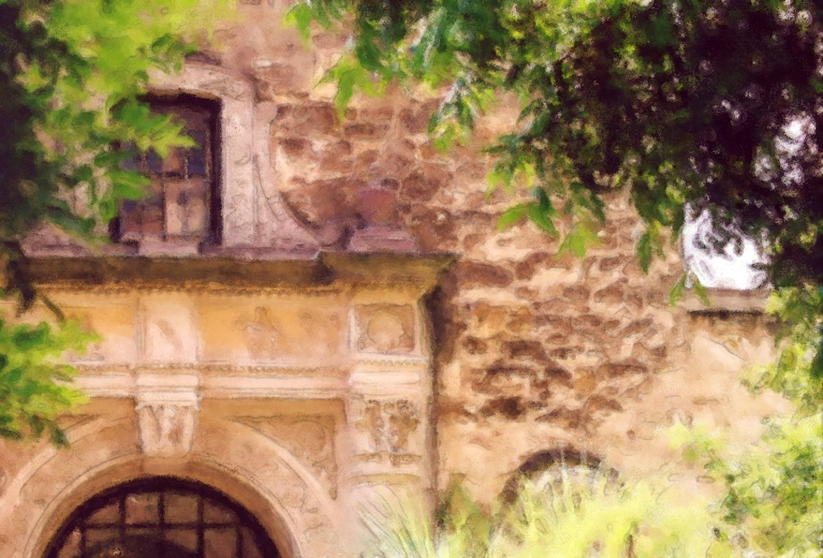 1200x814 Remember The Alamo - The Alamo Sketch