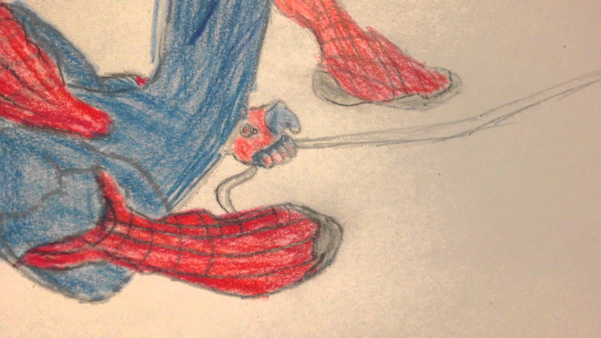 1920x1080 Drawing - The Amazing Spider Man Sketch