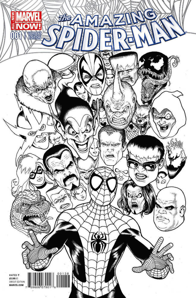 659x1000 Image - The Amazing Spider Man Sketch