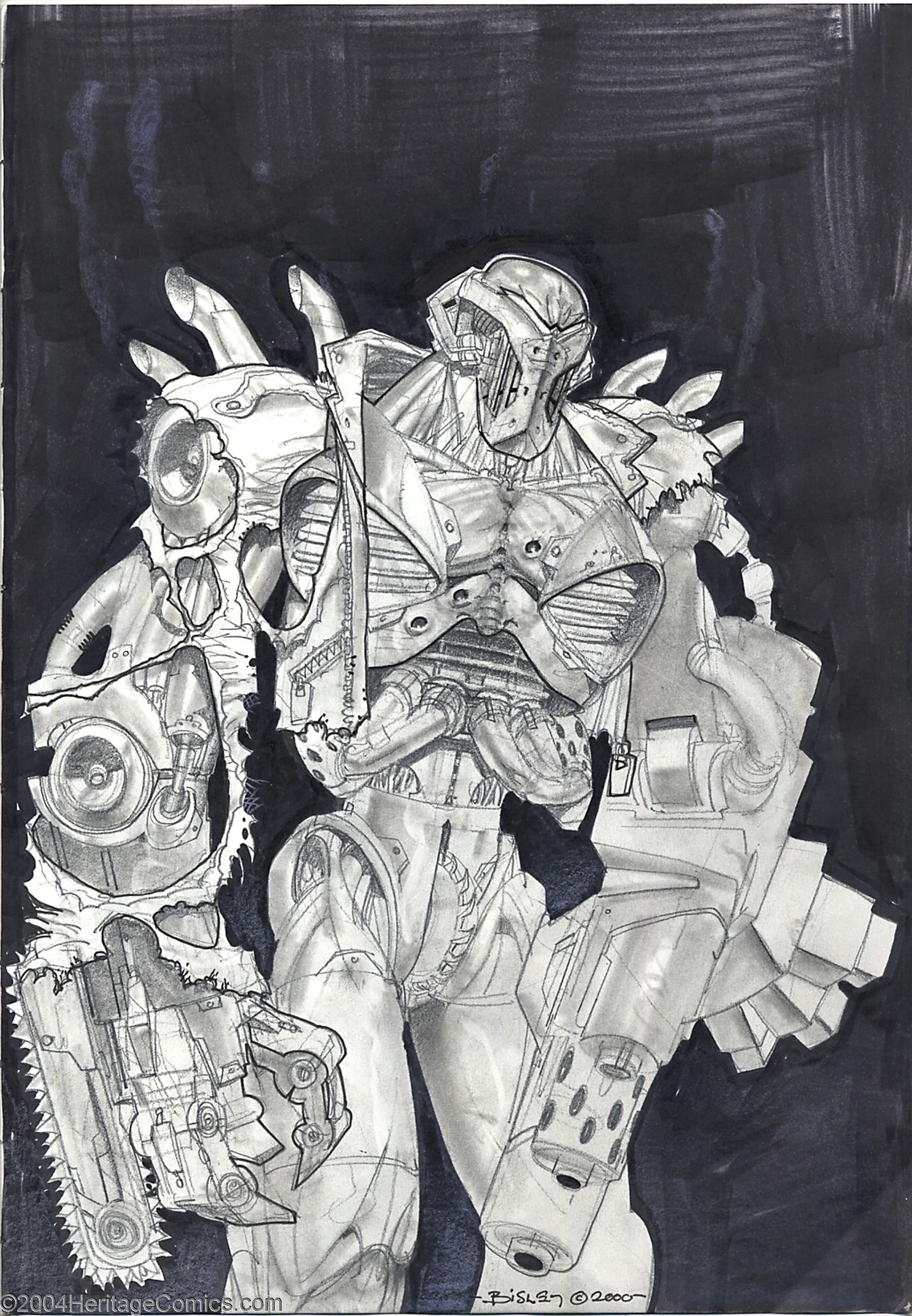 1850x2670 Terminator Sketches The Art Of Simon Bisley - The Art Of Sketch