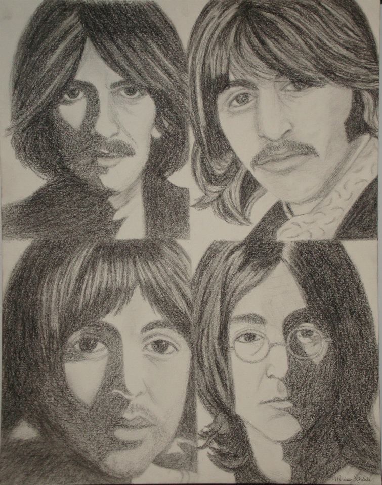 755x960 Pin By Merx Artworks On Drawings Drawings, Sketches - The Beatles Sketch