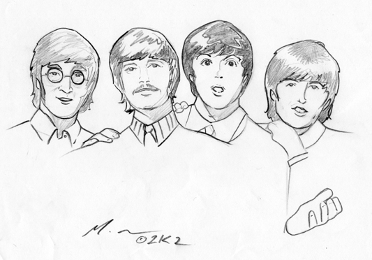 533x372 Beatles Revolutuck The Blog - The Beatles Sketch