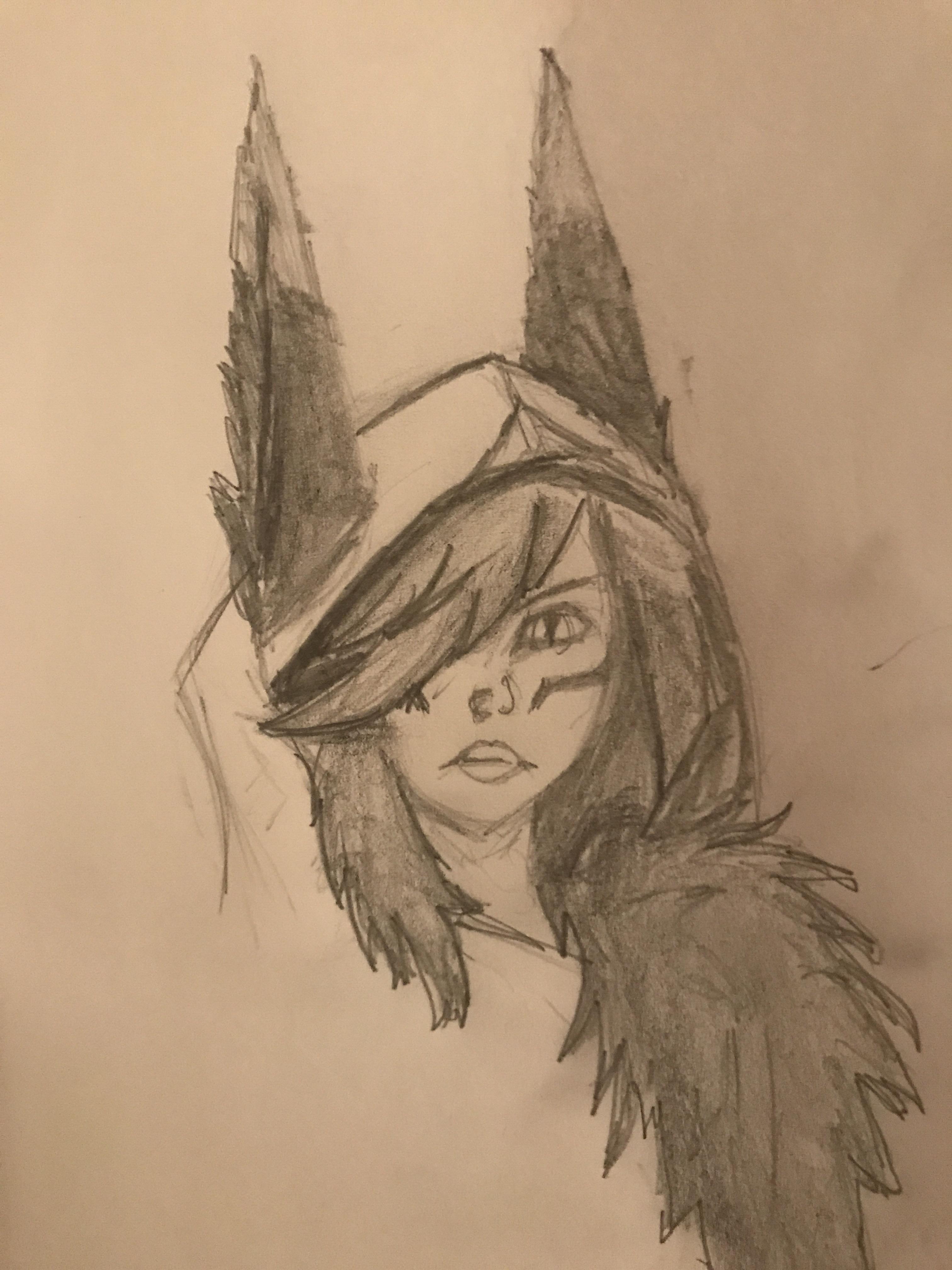 3024x4032 Xayah Sketch (Not The Best) - The Best Sketch