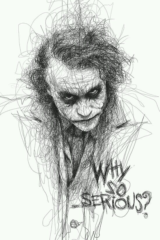 550x824 Cool Joker. The Best Sketches I Have Ever Seen. Marvelous - The Best Sketches Ever