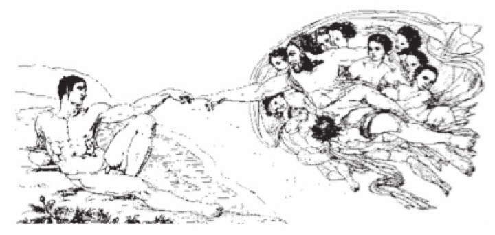 720x342 Figure A6. Creation Of Adam By Michelangelo. Download Scientific - The Creation Of Adam Sketch