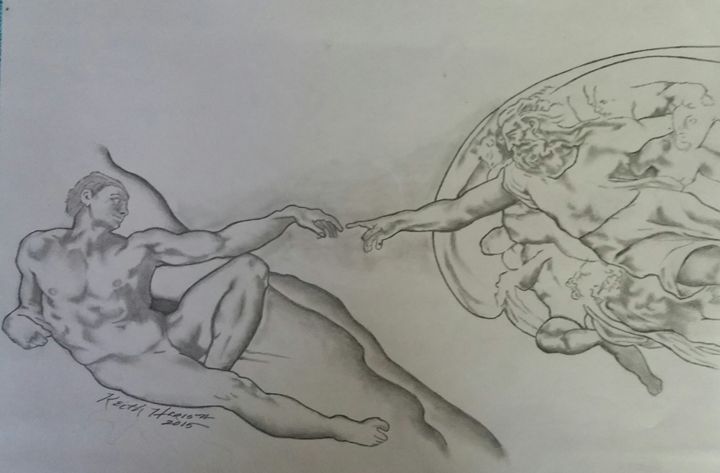 720x473 The Creation Of Adam - The Creation Of Adam Sketch