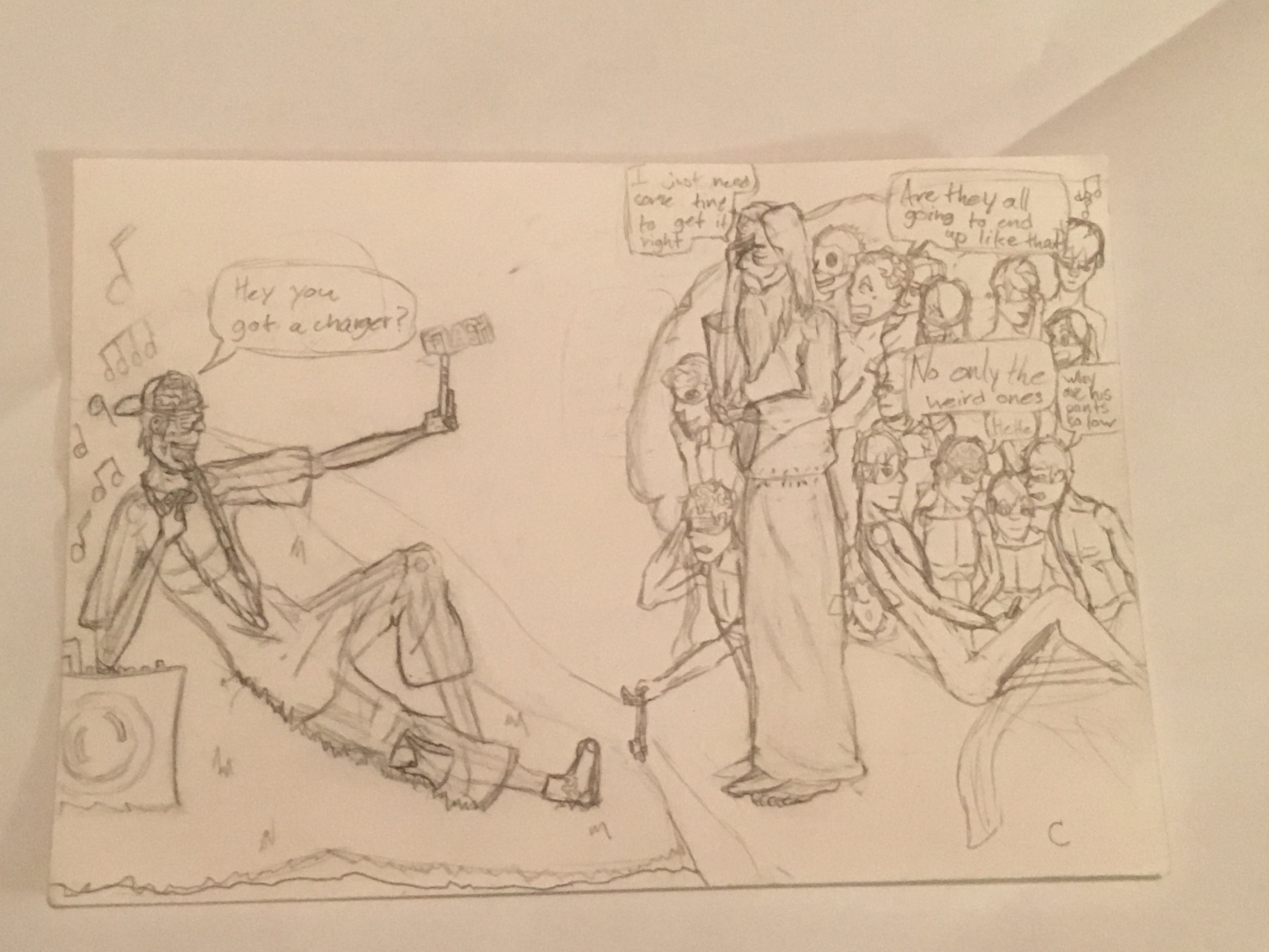 4032x3024 The Re Creation Of Adam Sketch By Nerdnninja On Newgrounds - The Creation Of Adam Sketch