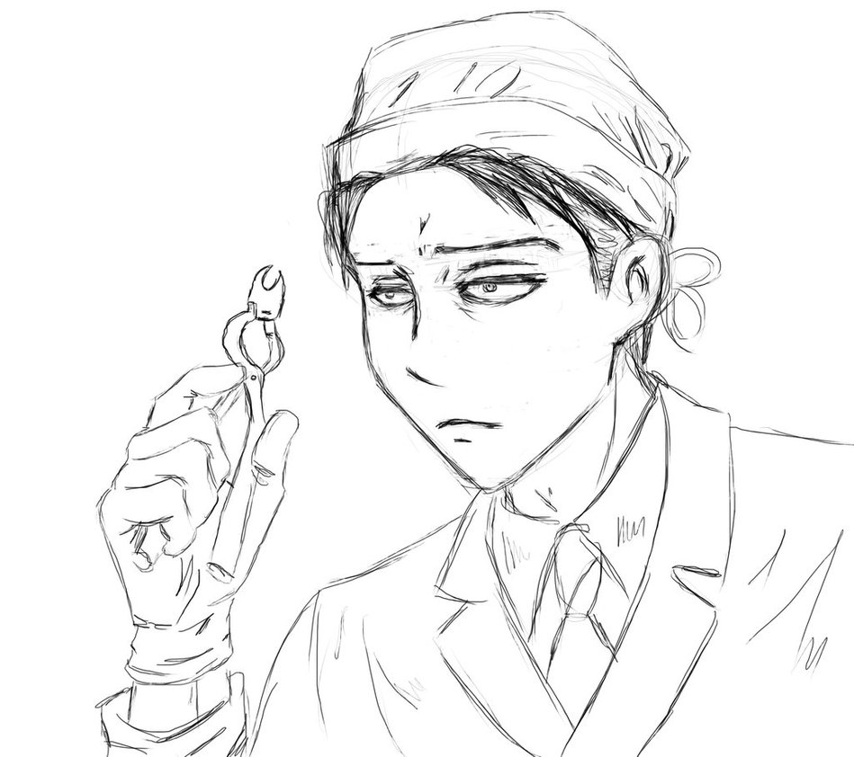 949x842 Levi Dentist (Sketch) By Same Clone - The Dentist Sketch