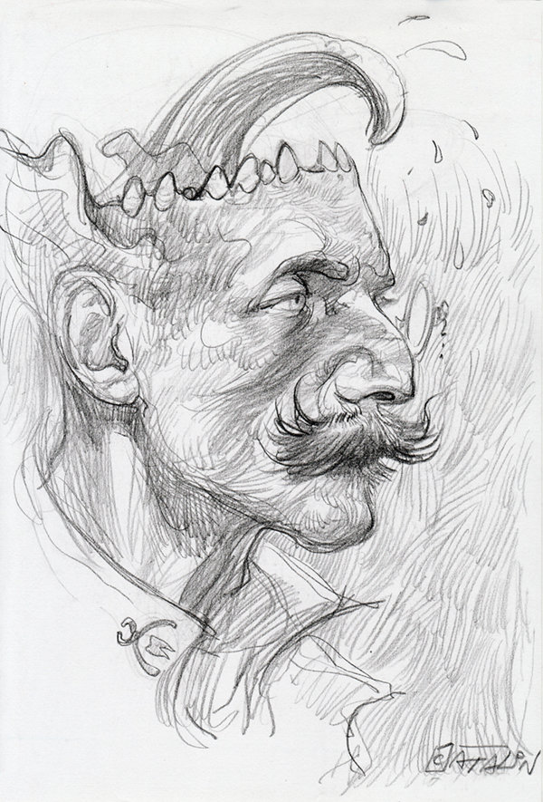 600x885 Catalin Lartist - The Dentist Sketch