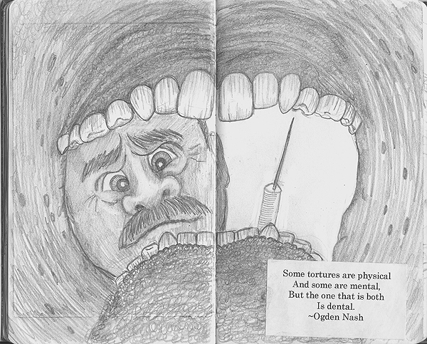 600x483 Werewolfe. Dentist - The Dentist Sketch