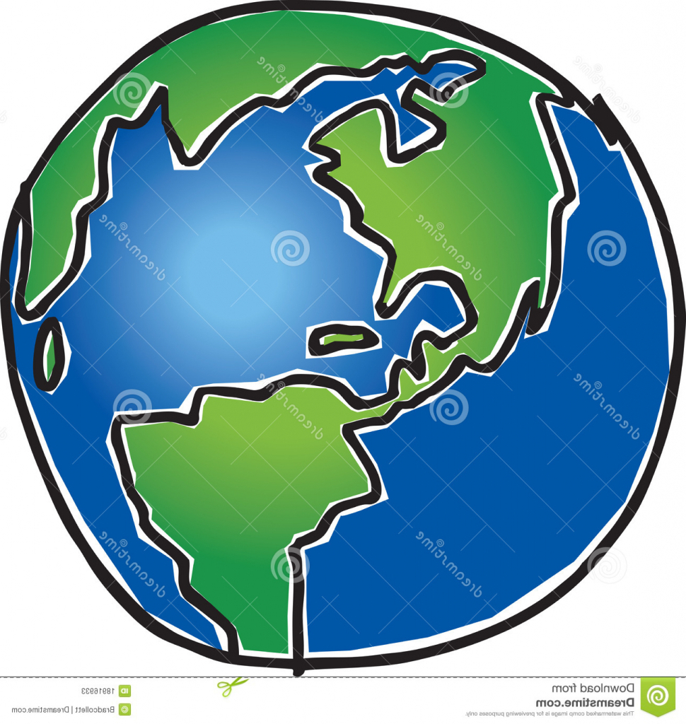 970x1024 Drawn Earth Space Sketch 18 - The Earth Sketch