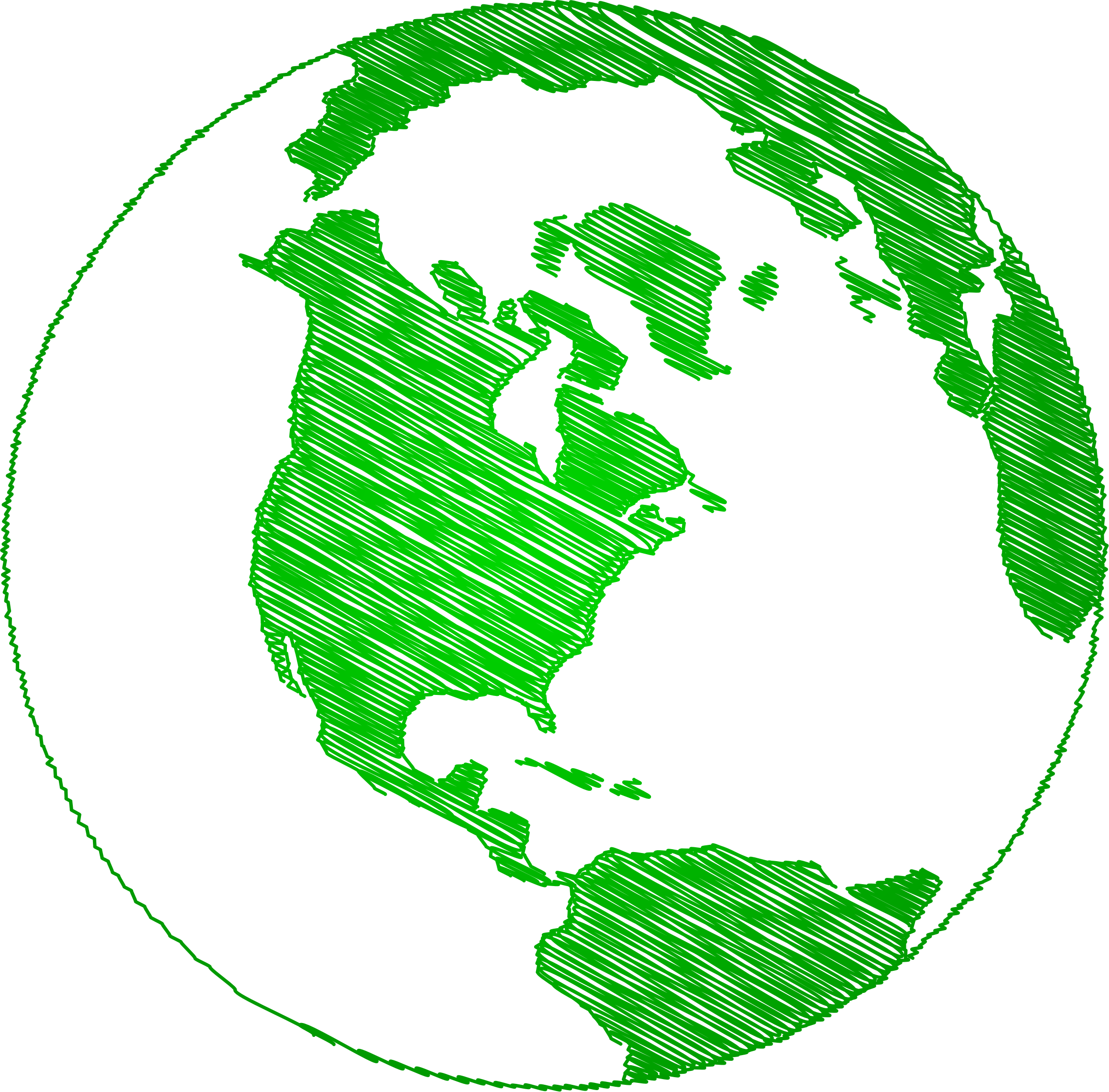 2315x2280 Clipart - The Earth Sketch
