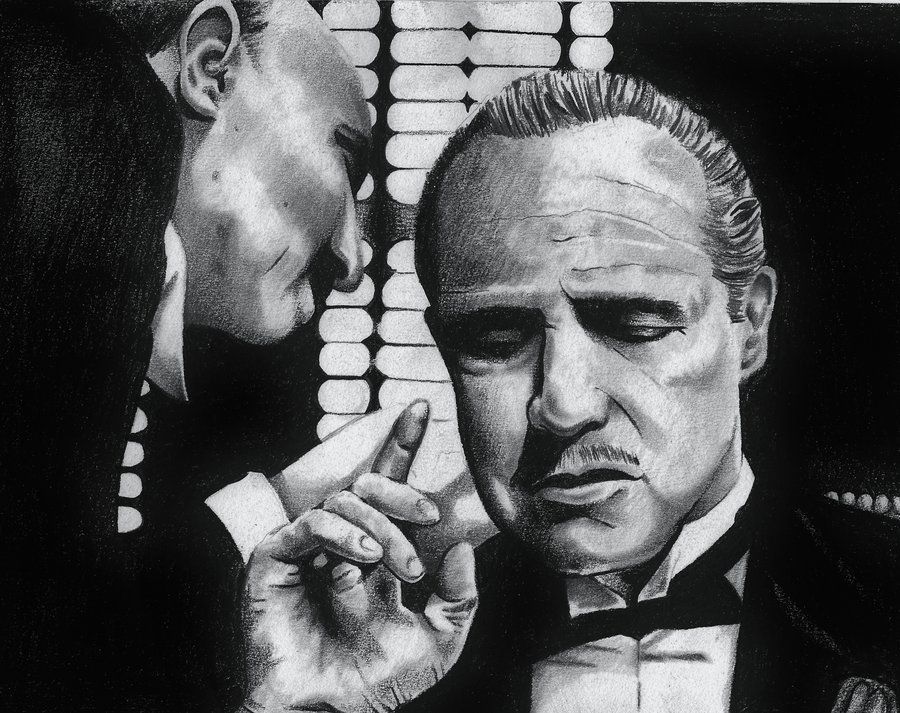 900x713 The Godfather Sketch Liked Sketches - The Godfather Sketch