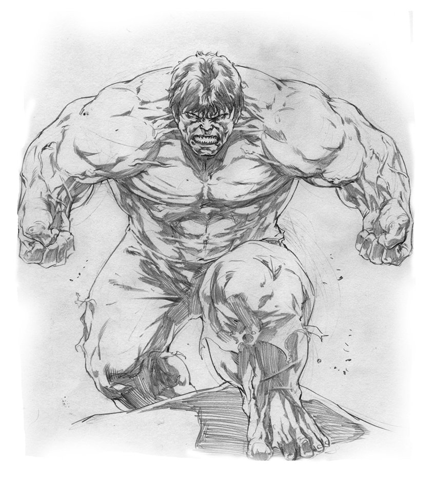 844x947 Hulk Sketch Drawing By Caananwhite - The Hulk Sketch