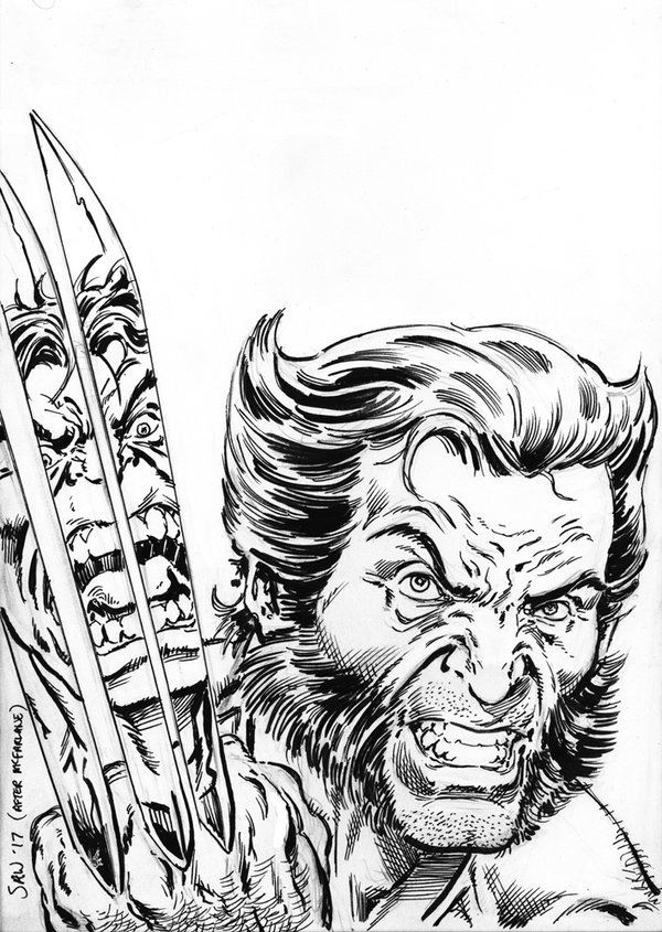 600x845 Wolverine Vs Hulk Sketch (Incredible Hulk No.340) By Simon - The Hulk Sketch