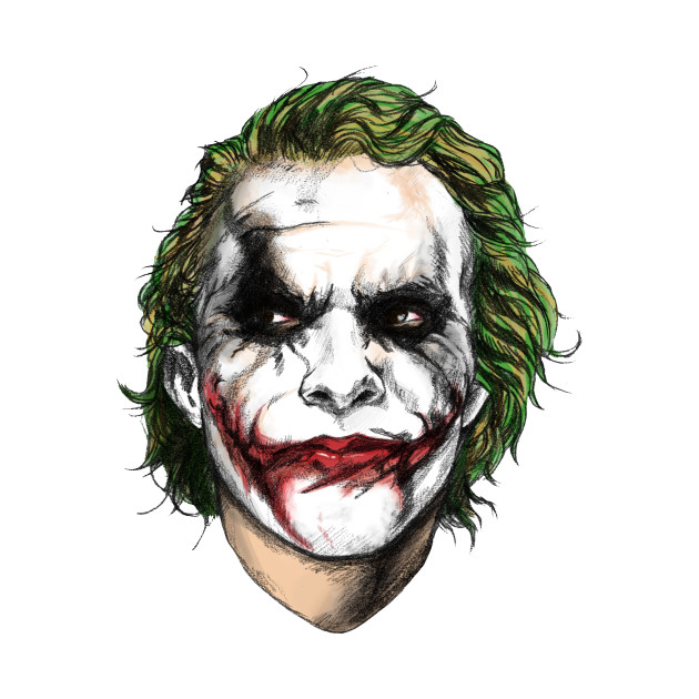 The Joker Sketch at PaintingValley.com | Explore collection of The ...