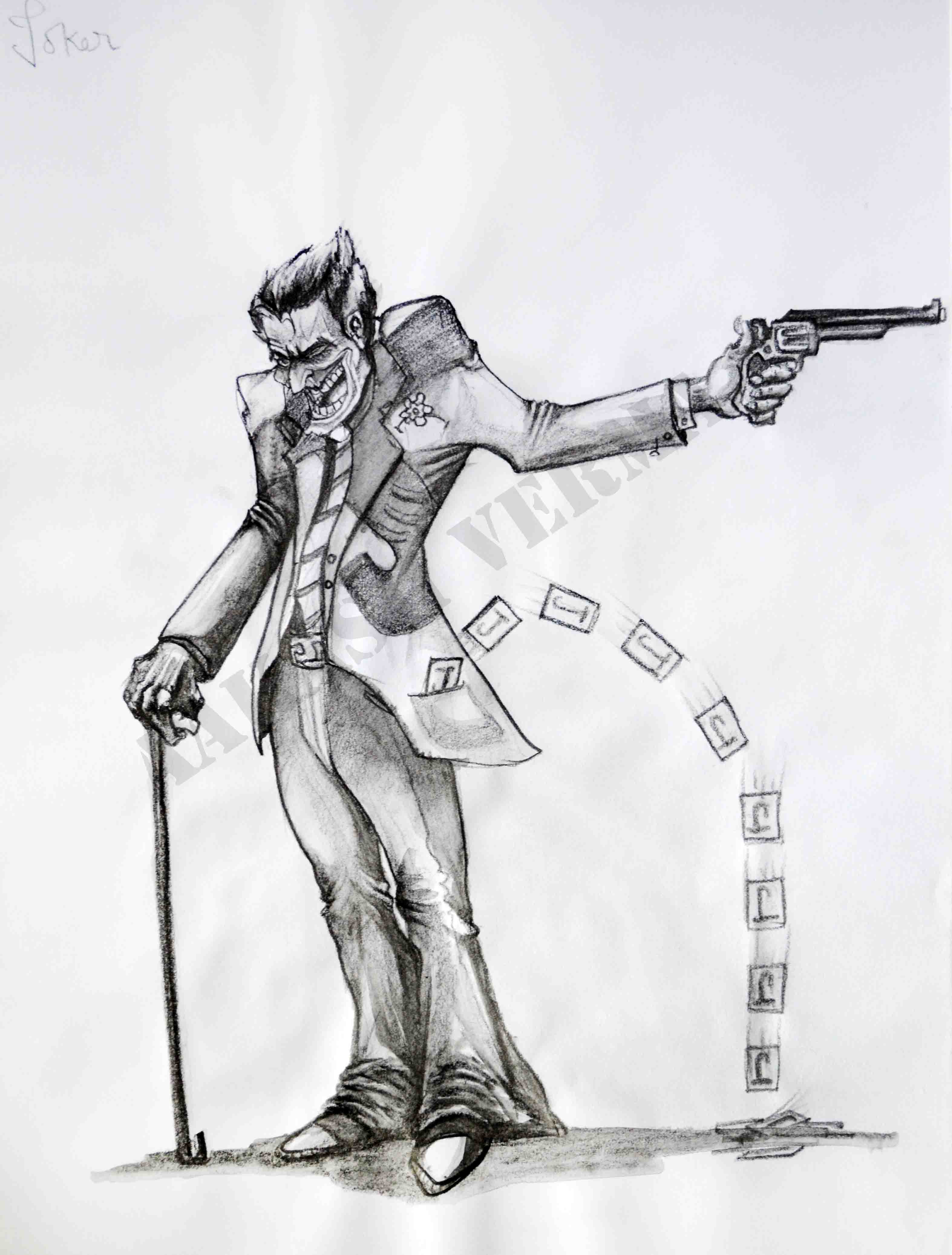 3147x4148 Joker Sketch Portfolio - The Joker Sketch
