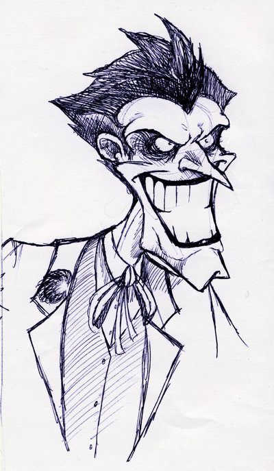 400x687 Joker Sketch By Boredman - The Joker Sketch