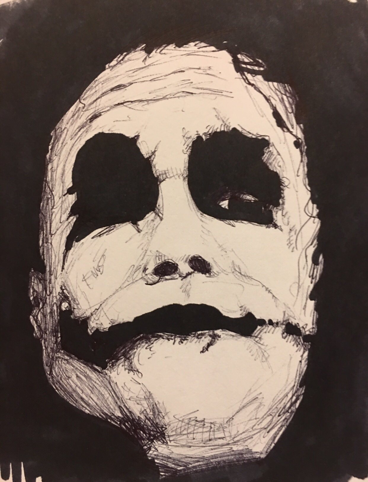 1242x1625 Joker Sketch. - The Joker Sketch