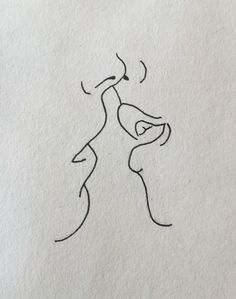 236x299 Simple Drawing Of A Kiss Art Inspiration In 2018 - The Kiss Sketch