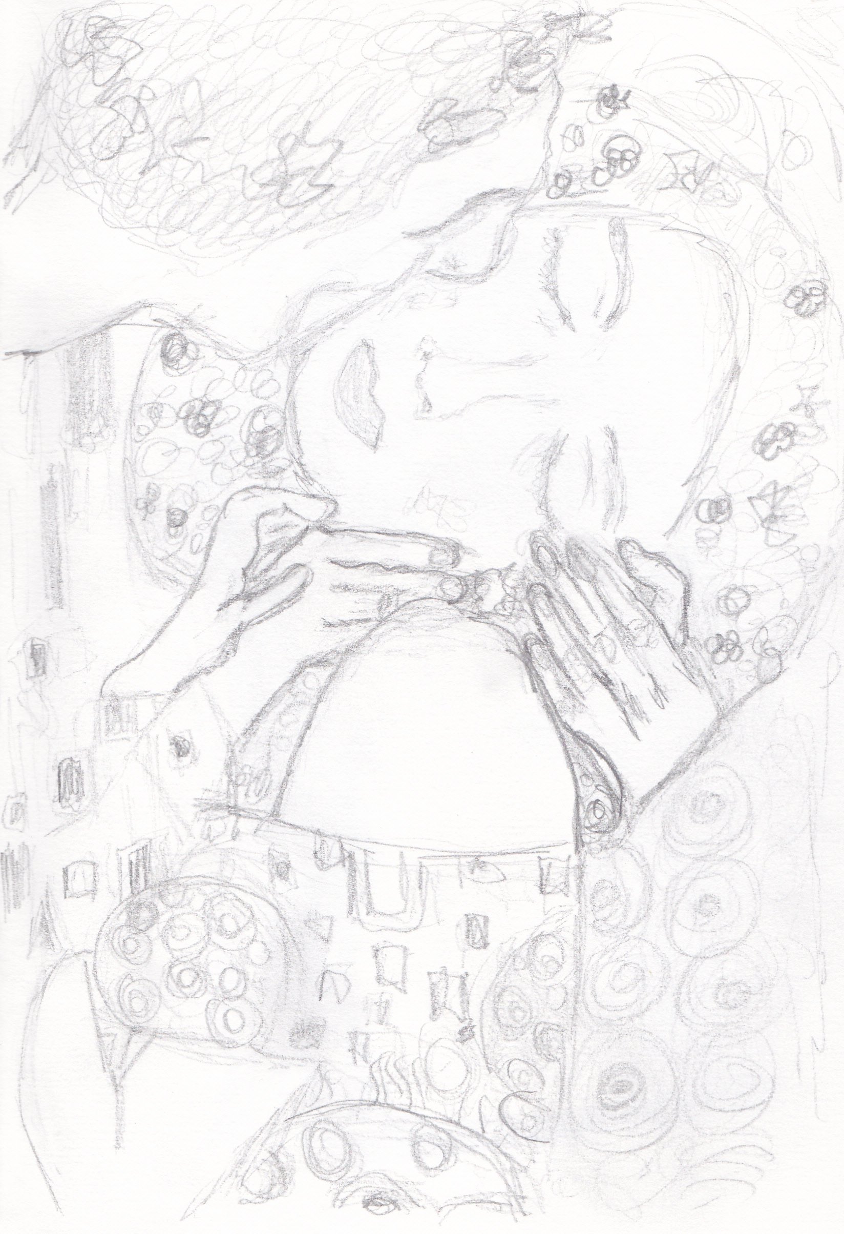 1648x2408 Drawing Fudge Amp Poppy - The Kiss Sketch